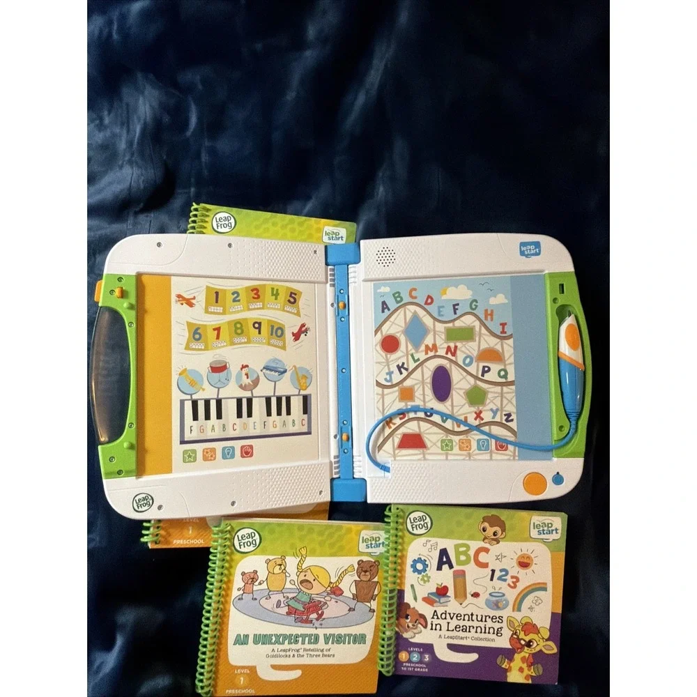 Leap Start 3D Learning System 4 Books Grace Wolf Mice Tested Works Preschool